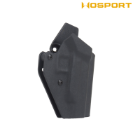 Holster quick pull BLACK U.S. KYDEX for glock 48 WoSport (wo-gbk11b)