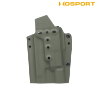 Holster quick pull OLIVE DRAB U.S. KYDEX for P226 and X300 flashlight WoSport (wo-gbk12v)