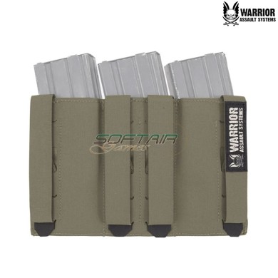 Laser cut tripla Snap Mag 5.56 RANGER GREEN Warrior Assault Systems (w-lc-tsmp-rg)