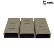 Laser cut triple Snap Mag 5.56 RANGER GREEN Warrior Assault Systems (w-lc-tsmp-rg)