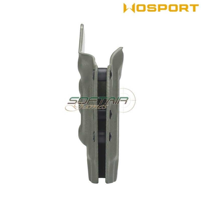 Fondina quick pull OLIVE DRAB U.S. KYDEX per P226 WoSport (wo-gbk13v)