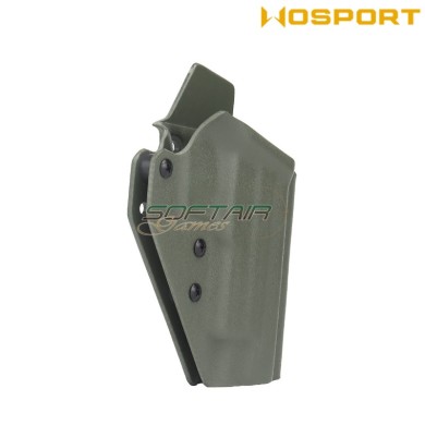 Holster quick pull OLIVE DRAB U.S. KYDEX for P226 WoSport (wo-gbk13v)