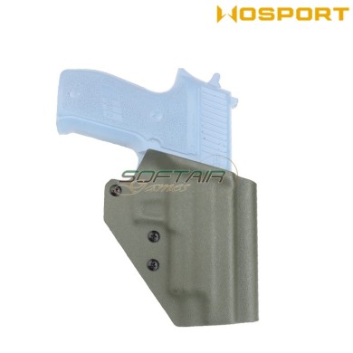 Holster quick pull OLIVE DRAB U.S. KYDEX for P226 WoSport (wo-gbk13v)