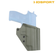 Fondina quick pull OLIVE DRAB U.S. KYDEX per P226 WoSport (wo-gbk13v)