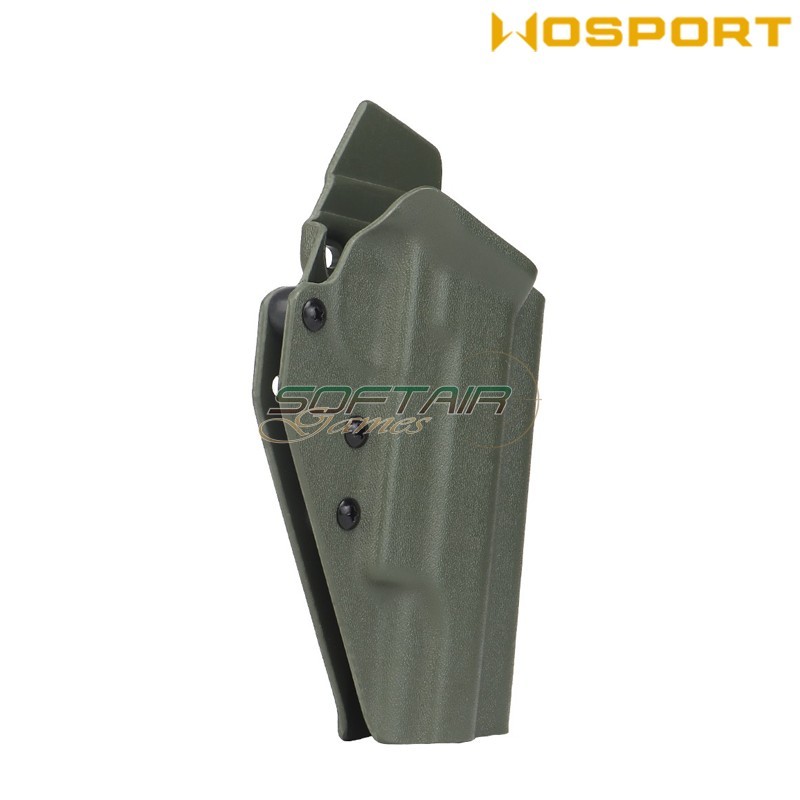 Fondina quick pull OLIVE DRAB U.S. KYDEX per 1911 WoSport (wo-gbk14v)