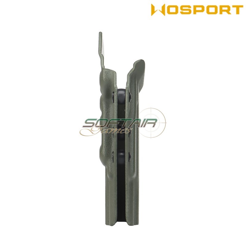 Fondina quick pull OLIVE DRAB U.S. KYDEX per 1911 WoSport (wo-gbk14v)