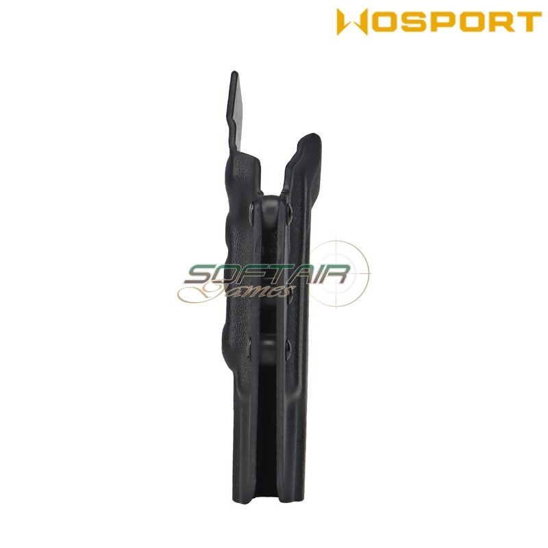 Fondina quick pull BLACK U.S. KYDEX per 1911 WoSport (wo-gbk14b)