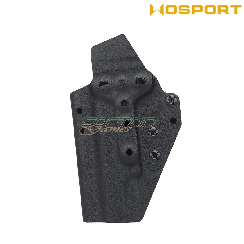 Fondina quick pull BLACK U.S. KYDEX per 1911 WoSport (wo-gbk14b)