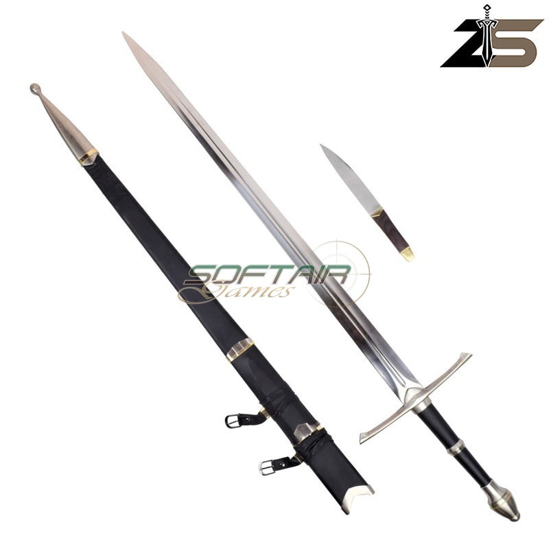 SPADA FANTASY ORNAMENTALE Aragorn con Fodero e Coltello ZSWORDS (034CU)