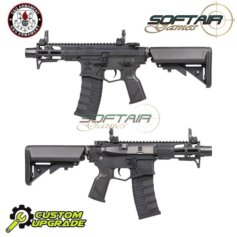 Electric rifle CM16 BATTO PDW Custom Liv.1 G&G by SoftairGames (sgw-28-bk)