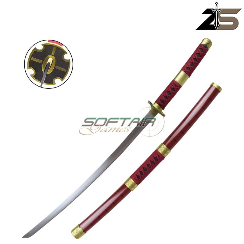 ornamental katanaORNAMENTAL KATANA Sandai Kitetsu of Zoro ZSWORDS (ZS9413A) ornamental katanaORNAMENTAL KATANA Sandai Kitetsu of Zoro ZSWORDS (ZS9413A)