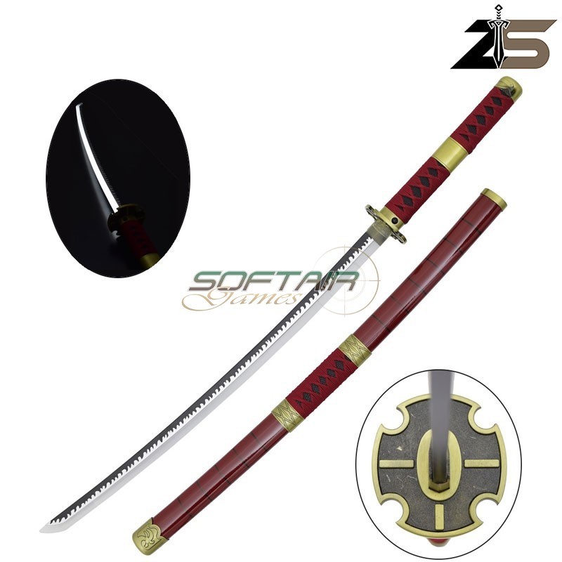 KATANA ORNAMENTALE con Illuminazione LED Sandai Kitetsu di Zoro ZSWORDS (ZS513-7GD)