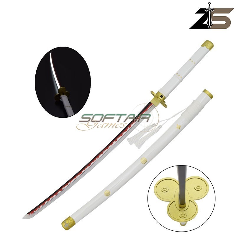 KATANA ORNAMENTALE con Illuminazione LED Enma Bianca di Zoro ZSWORDS (ZS661WGD)