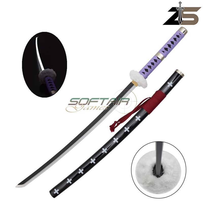 KATANA ORNAMENTALE con Illuminazione LED in Bamboo di Trafalgar Law Verde ZSWORDS (ZS521VGDWD-LS)