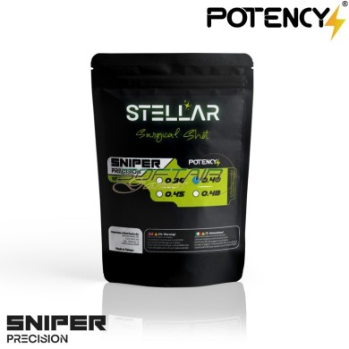 Perfect BB STELLAR SNIPER Surgical Shot WHITE 0.40gr Potency® (pty-040-sniper)