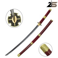 KATANA ORNAMENTALE Fatta a Mano Sandai Kitetsu di Zoro ZSWORDS (ZS513-D5) KATANA ORNAMENTALE Fatta a Mano Sandai Kitetsu di Zoro ZSWORDS (ZS513-D5)