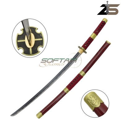 HANDMADE ORNAMENTAL KATANA Enma of Zoro ZSWORDS (ZS661BK-SG)