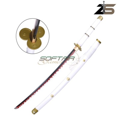 HANDMADE ORNAMENTAL KATANA Enma of Zoro White ZSWORDS (ZS661W-SG)