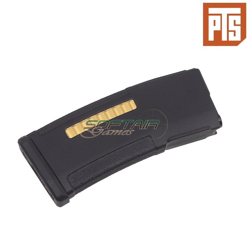 Set 3 Mid-caps Magazines EPM M4 ERG/KWA/KSC 30/120 Black PTS® (PT158450807) Set 3 Mid-caps Magazines EPM M4 ERG/KWA/KSC 30/120 Black PTS® (PT158450807)