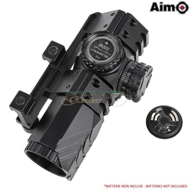 Compact Scope 3X Zoom 25 mm Lens Black AIM-O (AO3068-B)