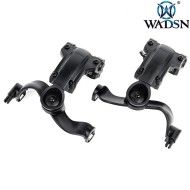 Adattatore Elmetto ARC/M-LOK per Cuffie EARMOR® Nero WADSN (WZ218-B) Adattatore Elmetto ARC/M-LOK per Cuffie EARMOR® Nero WADSN (WZ218-B)