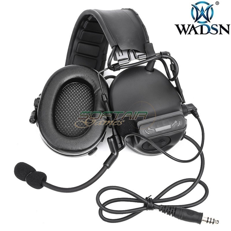 Cuffie e Microfono con Riduzione Attiva del Rumore Nere WADSN (WZ221-B) Cuffie e Microfono con Riduzione Attiva del Rumore Nere WADSN (WZ221-B)