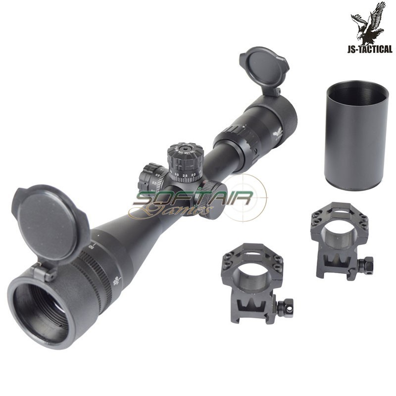 Illuminated Scope Zoom 4X-16X 44 mm Lens Black JS-TACTICAL (JS-4-16X44AOYU) Illuminated Scope Zoom 4X-16X 44 mm Lens Black JS-TACTICAL (JS-4-16X44AOYU)