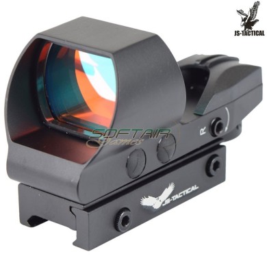 Red Dot Multi-Reticolo Nero JS-TACTICAL (JS-HD119)