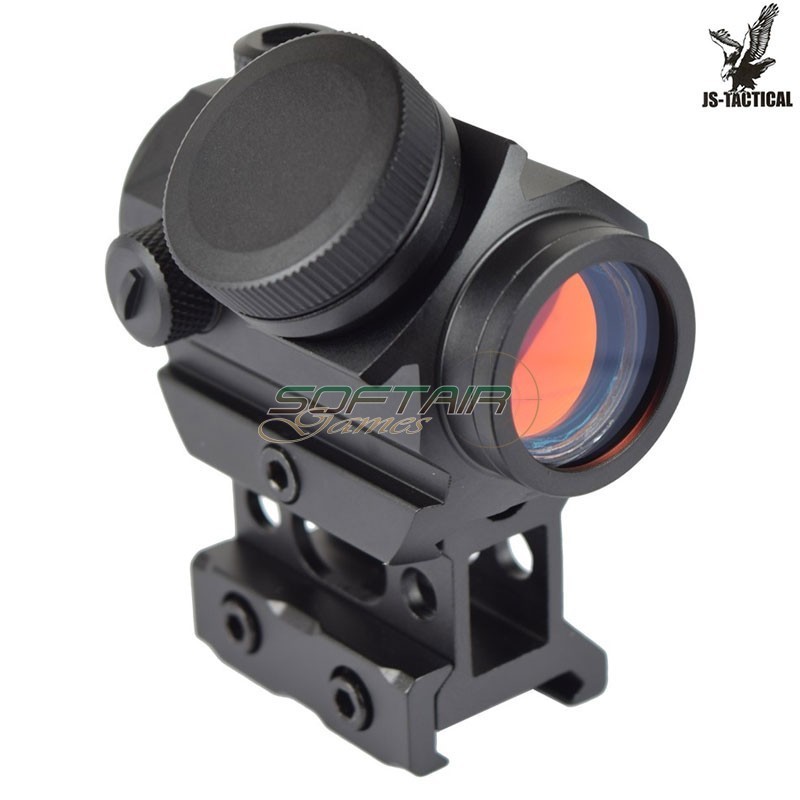 Red Dot Sight with 1" Riser and Built-in Battery Black JS-TACTICAL (JS-M1KC)