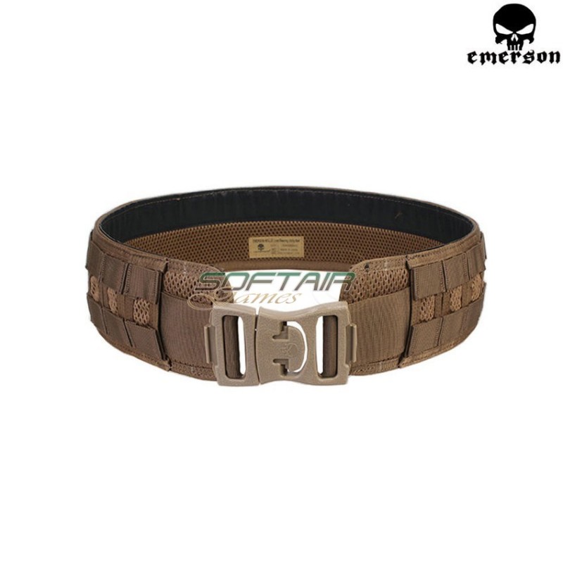 Load Bearing Tactical Utility Molle Belt Coyote Brown Emerson (em9241cb)