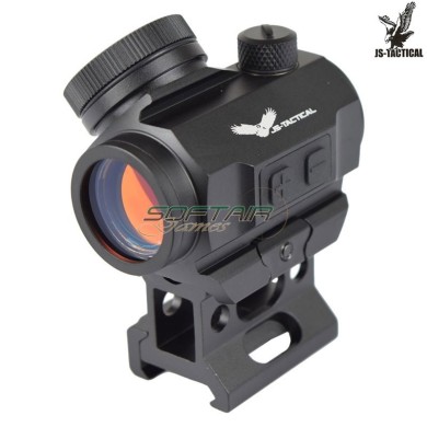 Red Dot Sight with 1" Riser and Built-in Battery Black JS-TACTICAL (JS-M1KC)