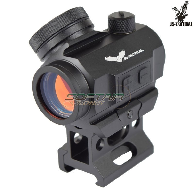 Red Dot Sight with 1" Riser and Built-in Battery Black JS-TACTICAL (JS-M1KC)