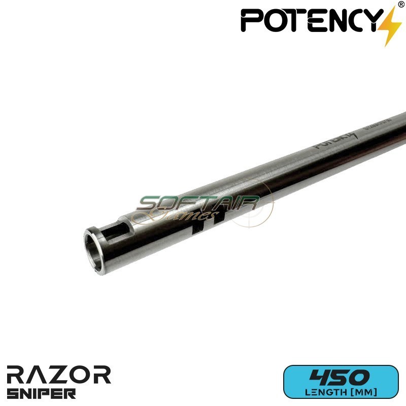 Canna di precisione RAZOR 6.03mm AEG 450mm Potency® (pty-razor450)