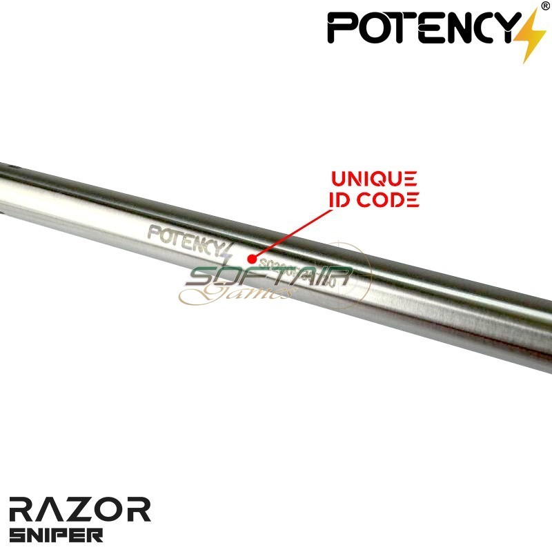 Canna di precisione 6.03mm Razor SNIPER AEG – POTENCY®