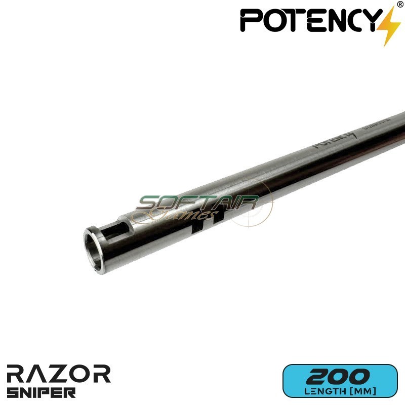 Canna di precisione RAZOR 6.03mm AEG 200mm Potency® (pty-razor200)