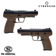 GAS Pistol Five/Seven DARK EARTH FN 5/7 Cybergun (200524)
