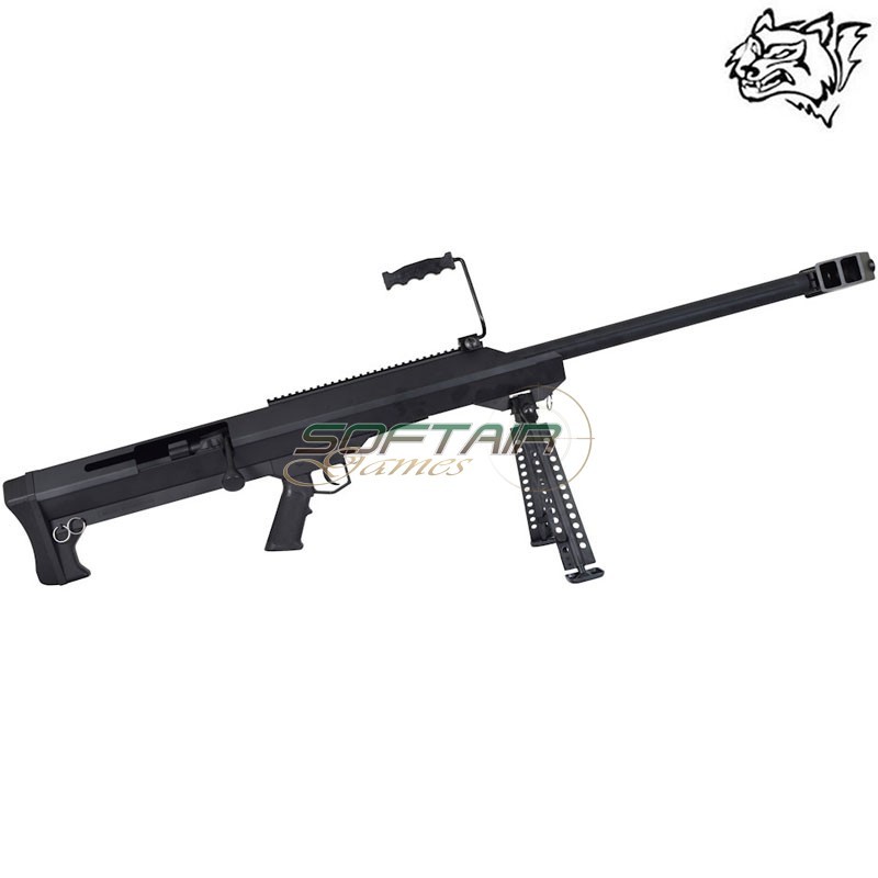 Bolt Action Rifle M99 BARRET Logo SNOW WOLF (SW-01B)