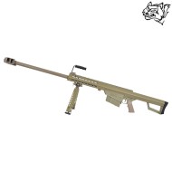 Fucile Elettrico M82 Full Metall Logato BARRET Tan Snow Wolf (SW-02)
