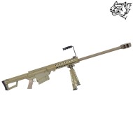 Fucile Elettrico M82 Full Metall Logato BARRET Tan Snow Wolf (SW-02)