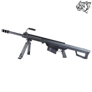 Electric Rifle M82A1 CQB Barret Logo Black SNOW WOLF (SW-02CQB)
