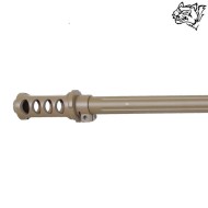SNIPER RIFLE BOLT ACTION BARRET M107A1 TAN SNOW WOLF (SW-024S)
