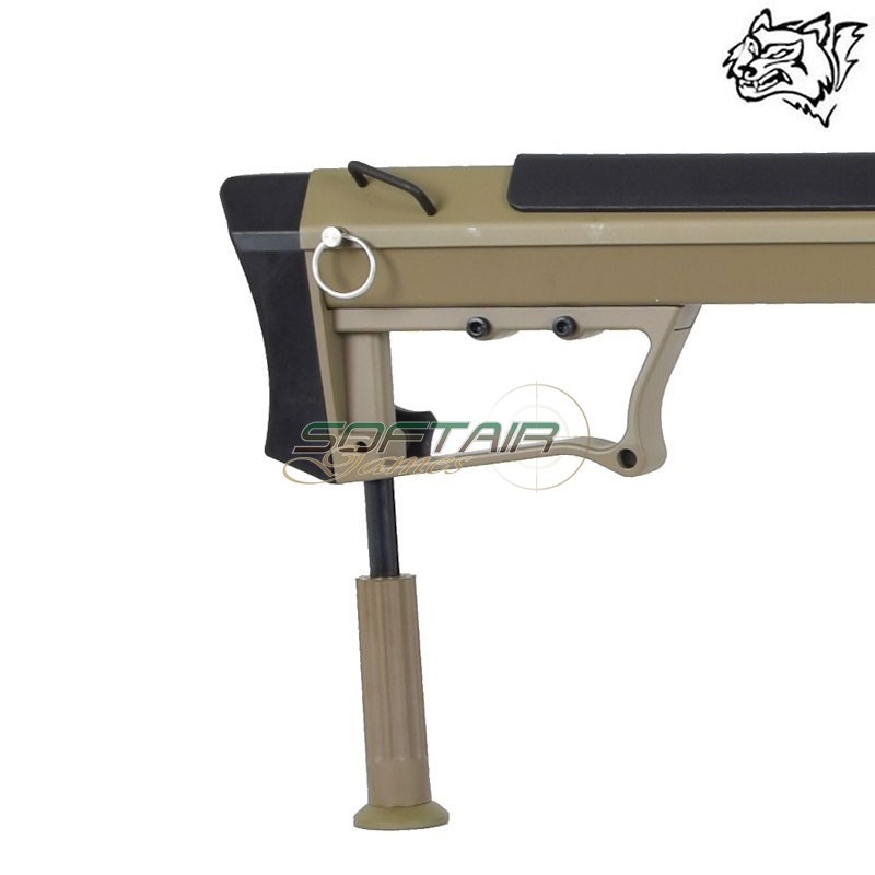 Fucile Sniper Bolt Action BARRET M107A1 TAN SNOW WOLF (SW-024ST)