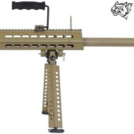 SNIPER RIFLE BOLT ACTION BARRET M107A1 TAN SNOW WOLF (SW-024S)