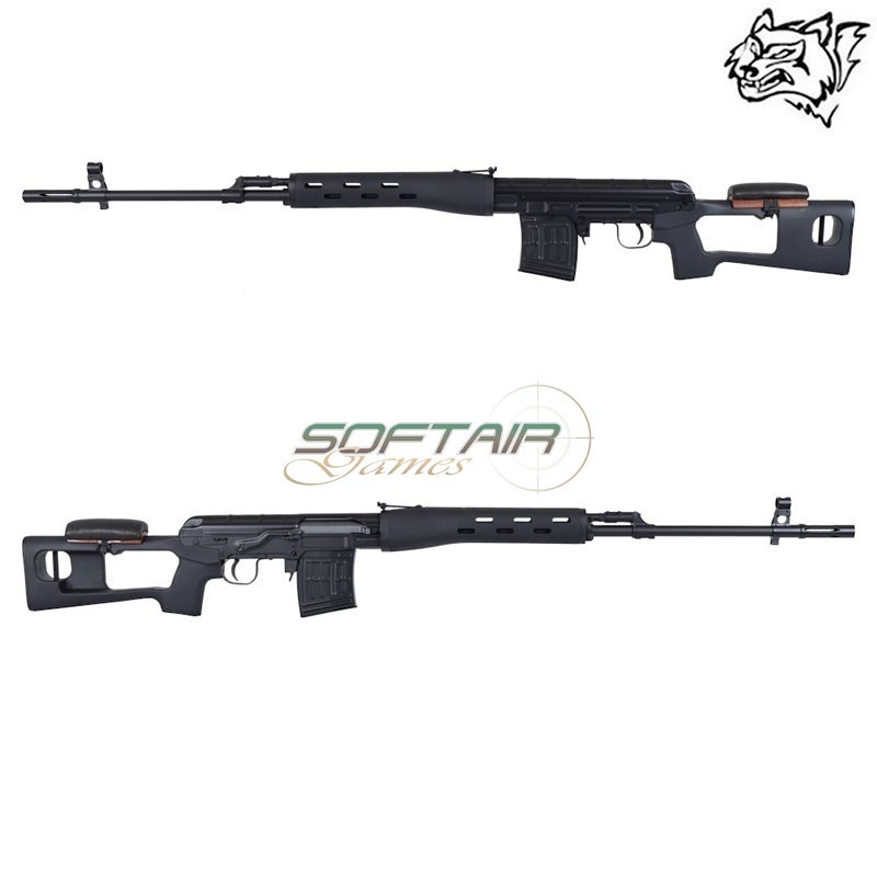 SNIPER RIFLE BOLT ACTION SVD SNOW WOLF (SW-027)