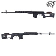 SNIPER RIFLE BOLT ACTION SVD Real Wood SNOW WOLF (SW-027W)