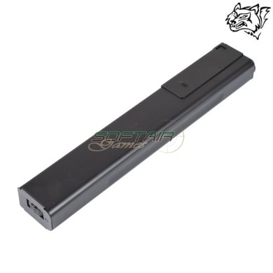 Caricatore maggiorato 520 colpi per serie M3A1 nero SNOW WOLF (SW-MAG06)