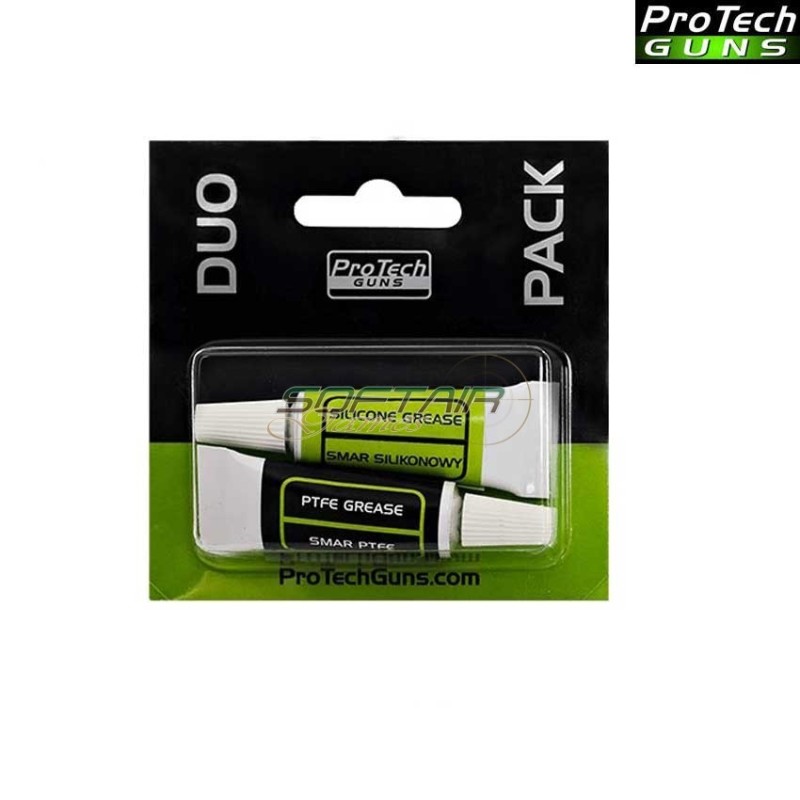 Protech Guns Duo Pack Silicone Grease + Ptfe Grease (Pr-G07) Protech Guns Duo Pack Silicone Grease + Ptfe Grease (Pr-G07)