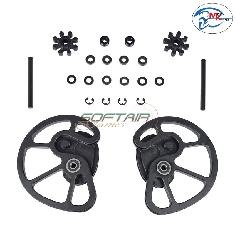 Set carrucole di ricambio per balestre JASPER MK-XB68 MAN KUNG (MK-XB68CAM) Set carrucole di ricambio per balestre JASPER MK-XB68 MAN KUNG (MK-XB68CAM)