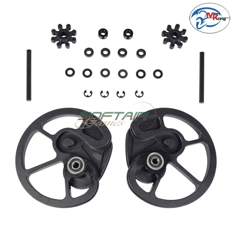 Set carrucole di ricambio per balestre DIREWOLF MK-X70 MAN KUNG (MK-X70CAM) Set carrucole di ricambio per balestre DIREWOLF MK-X70 MAN KUNG (MK-X70CAM)