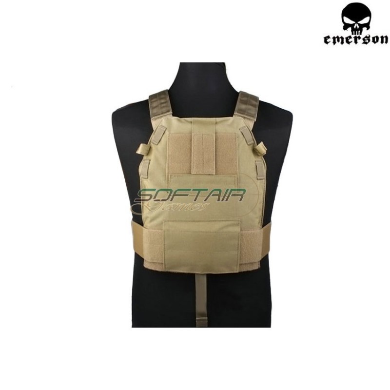 Lbt6094 Slick Plate Carrier Khaki Emerson (em2982kh) - Softair Games - ASG  Softair San Marino